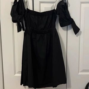 Strapless mini dress